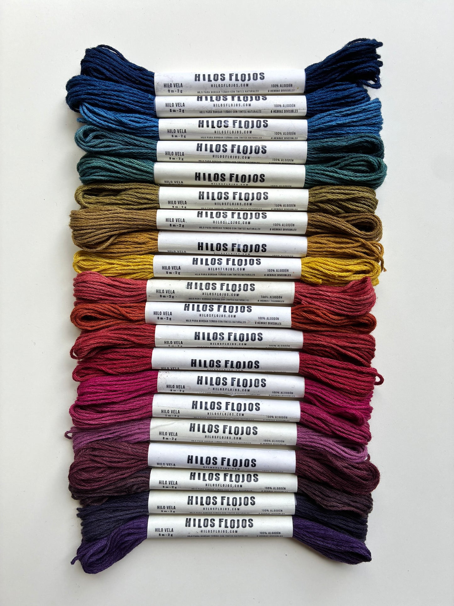 Set 20colores - hilo vela