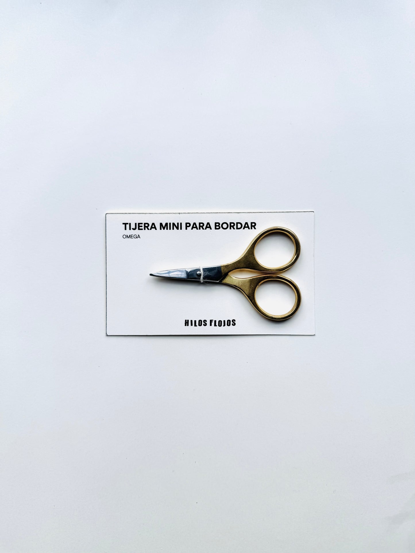 Tijera Mini Dorada