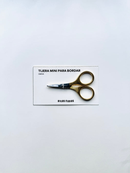 Tijera Mini Dorada