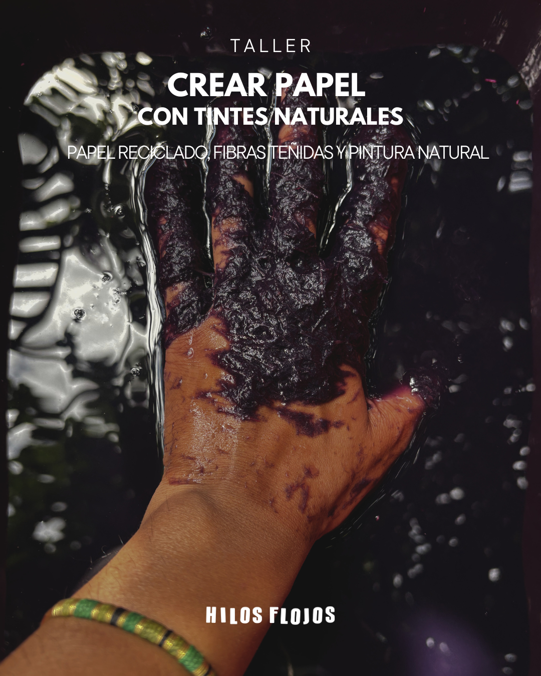 🌿 Crear Papel con Tintes Naturales Papel reciclado, fibras teñidas y pintura natural