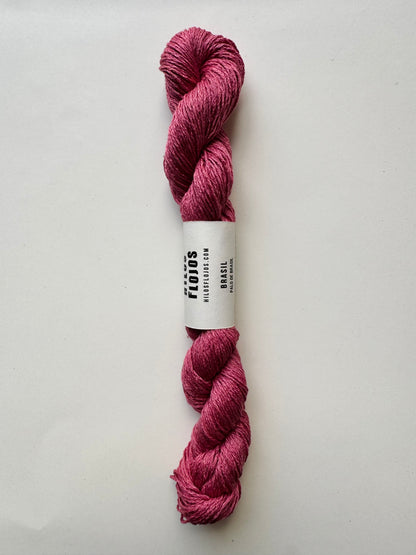 Seda Mulberry 100% — Teñida con tintes naturales