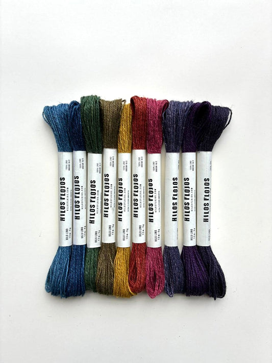 ✨ Set de Hilo de Lino Bockens 16/2 para Bordado ✨