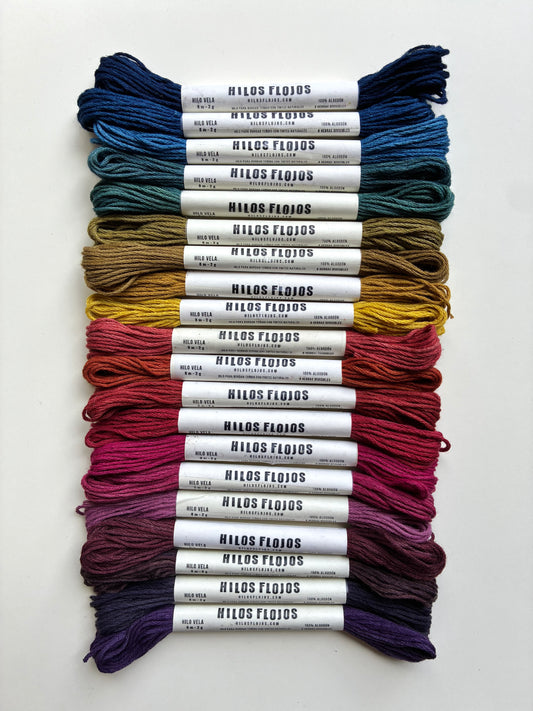 Set 20colores - hilo vela