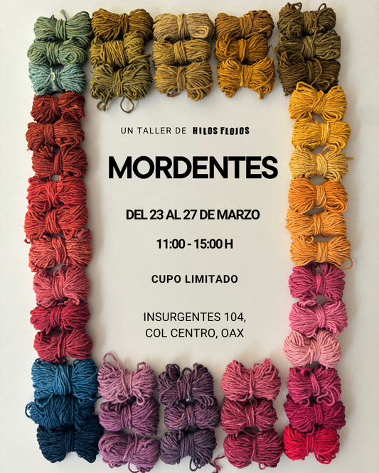 🌿✨ Taller de Mordentes en hilos para bordar de algodón✨🌿
