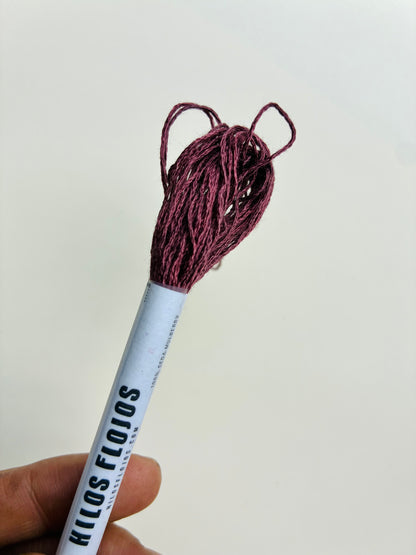 Hilo de Seda Mulberry teñida naturalmente