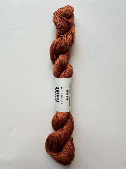 Seda Mulberry 100% — Teñida con tintes naturales