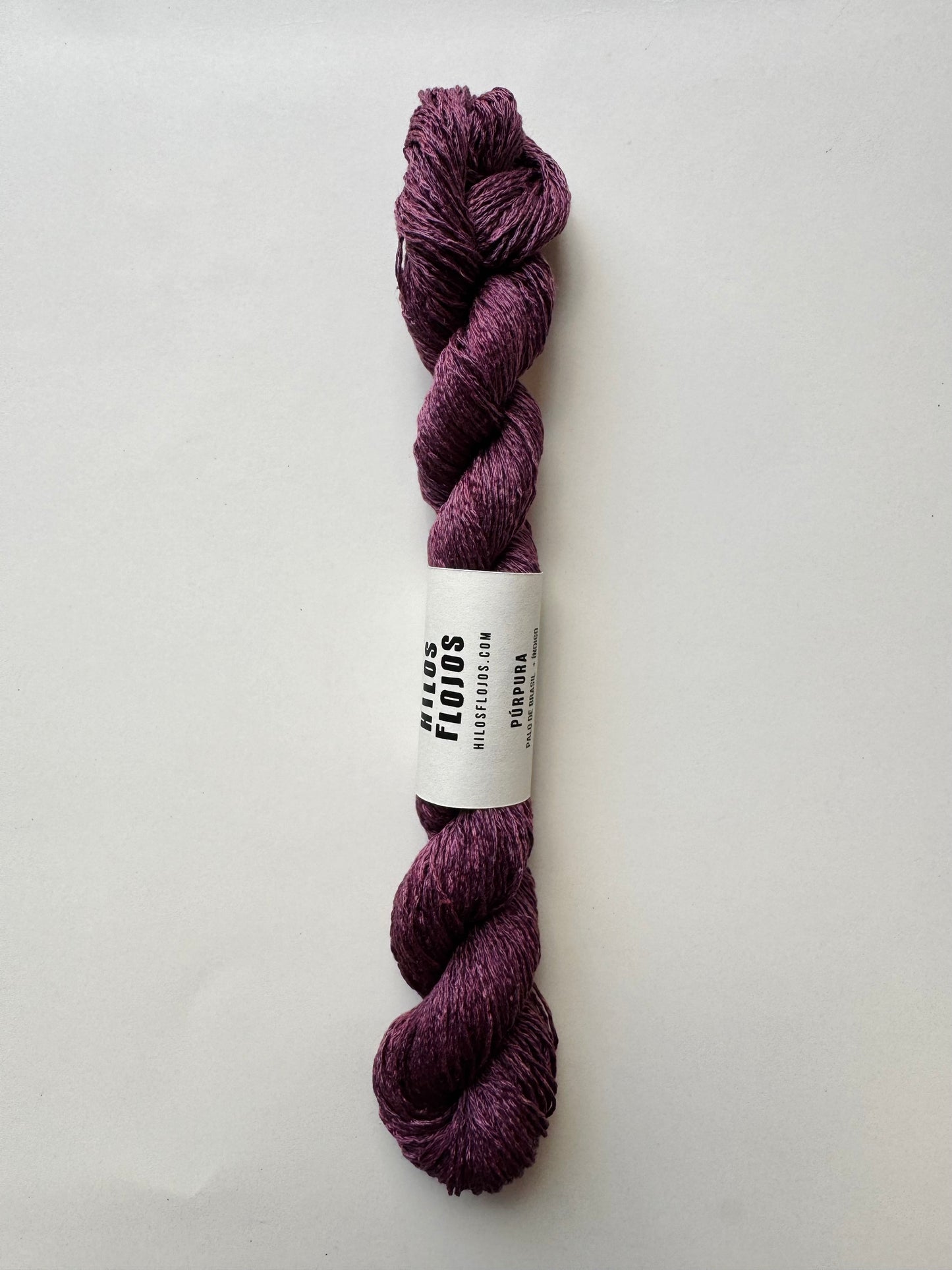 Seda Mulberry 100% — Teñida con tintes naturales