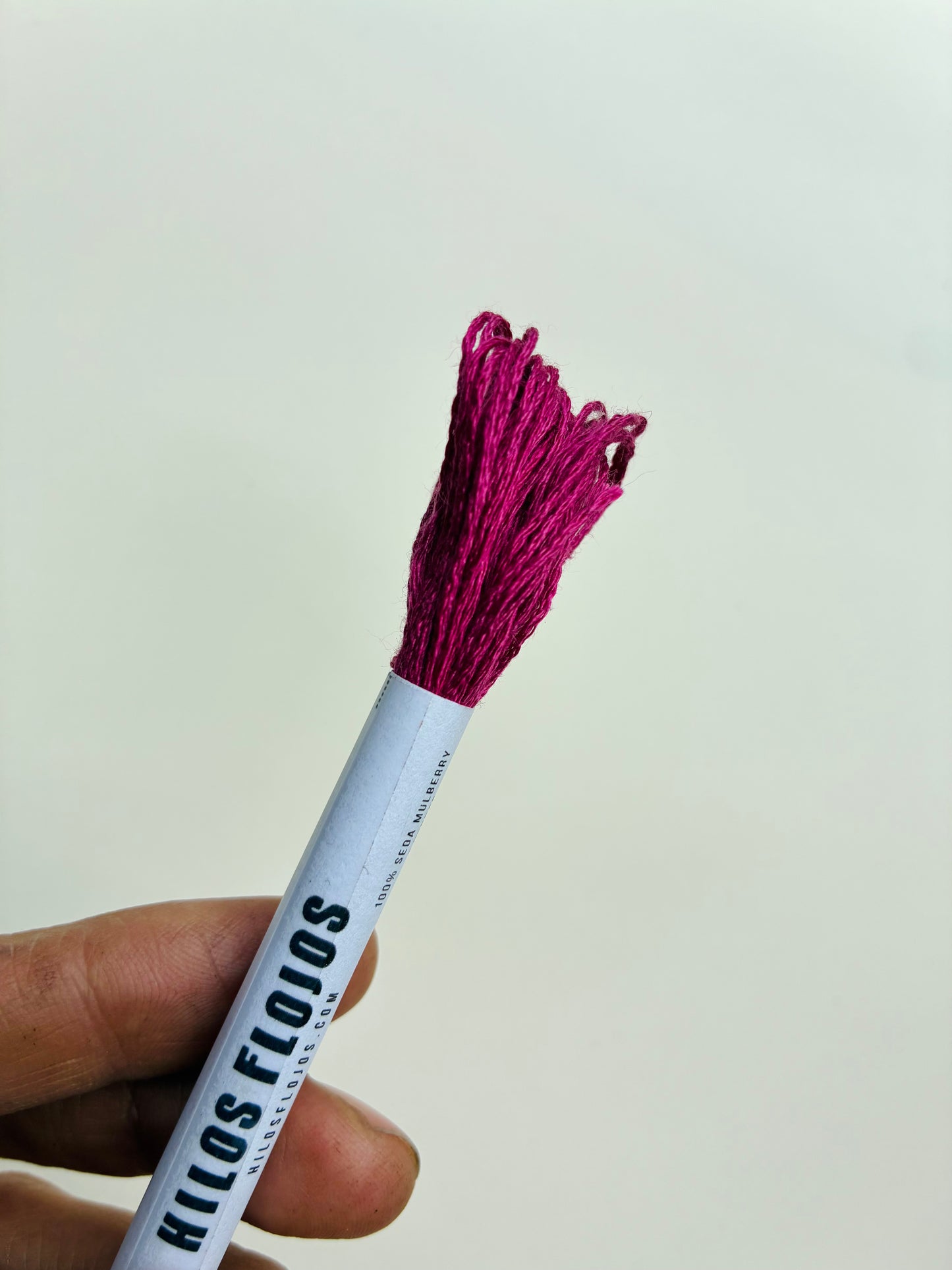 Hilo de Seda Mulberry teñida naturalmente