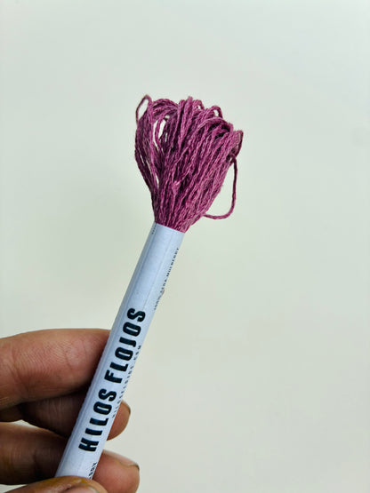 Hilo de Seda Mulberry teñida naturalmente