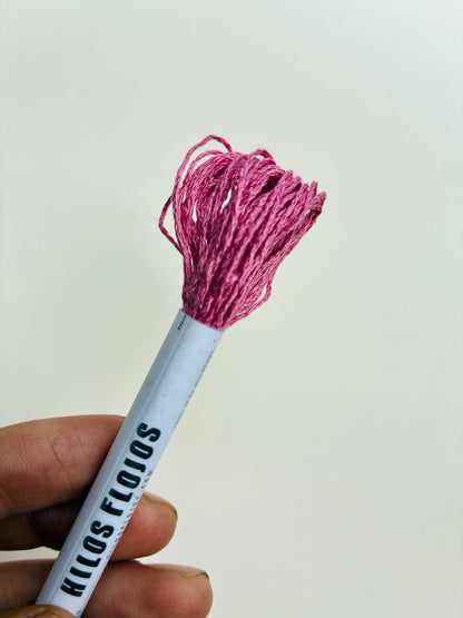 Hilo de Seda Mulberry teñida naturalmente